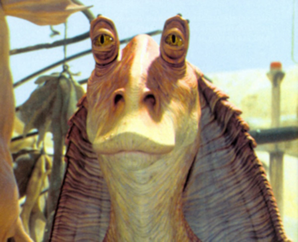 Jar Jar Binks - the most annoying character to ever appear in film