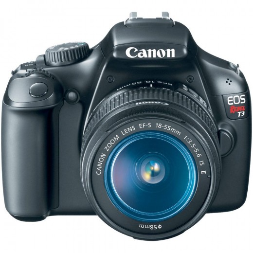 Canon Rebel 1100D - front view