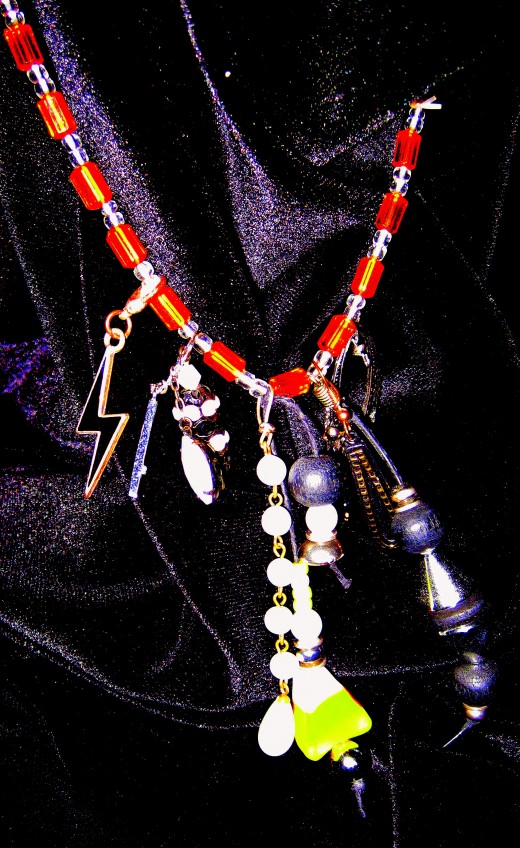 Hand Crafted Halloween Necklace