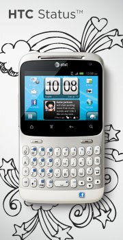 HTC Status promo shot, from its Facebook page