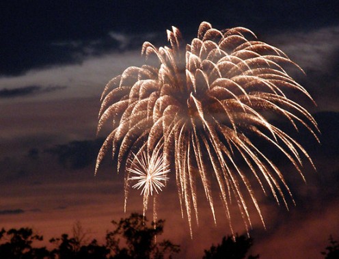 Bombs bursting in air