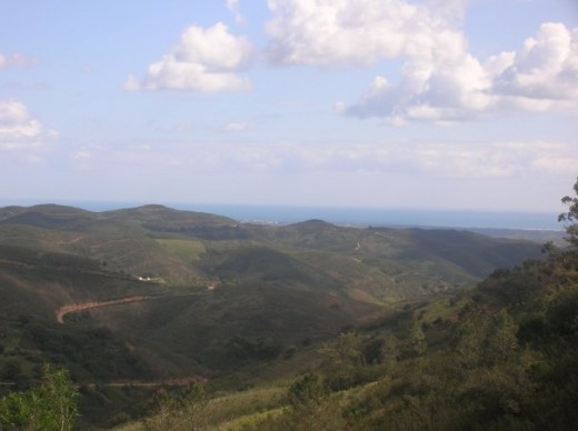 Tavira mountain view