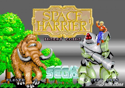 Deposit Your Coins To Enter The Fantasy Zone in Space Harrier