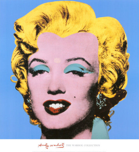 Andy Warhol's Shot Blue Marilyn- 1964