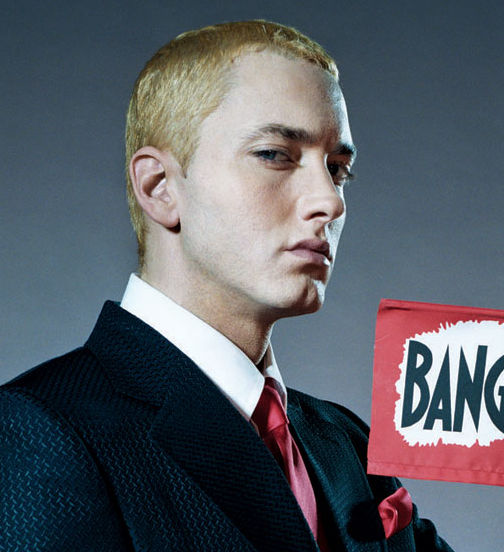 Eminem caesar cut.
