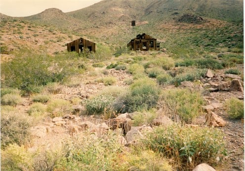 Shwaab ghost town in Death Valley.  I took this picture in 1993.