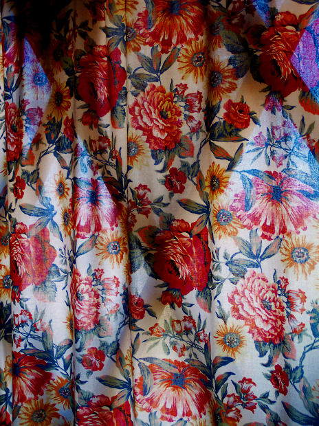 Chintz curtains are patterned curtains.