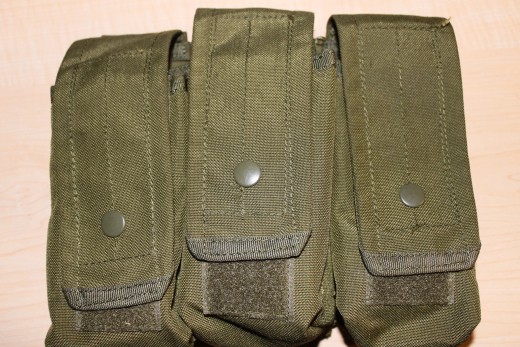 My covered triple AK magazine pouch.
