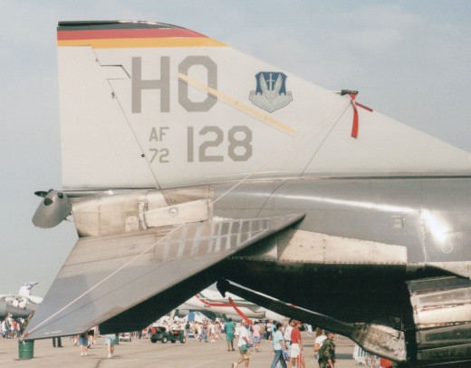 Holloman-based F-4F 72-128 at the Dayton Air Show, August 1998