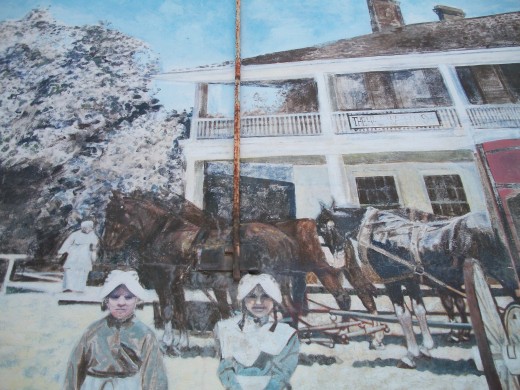 Half Way House mural (detail), Scarborough