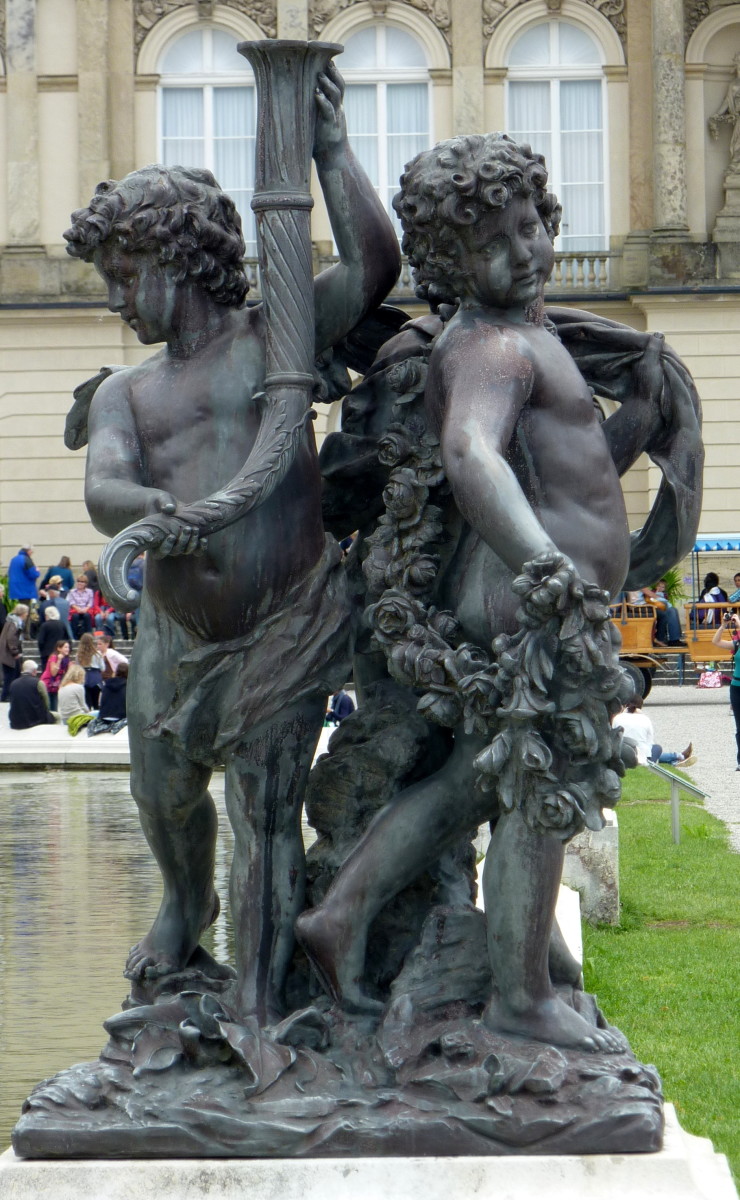 Children Statue at Herrenchiemsee Palace, Germany