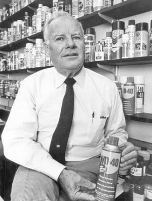 John Steven Barry, President and CEO of the WD-40 Company from 1969-1990, under his guidance the company with only one product would become an international branding legend. 