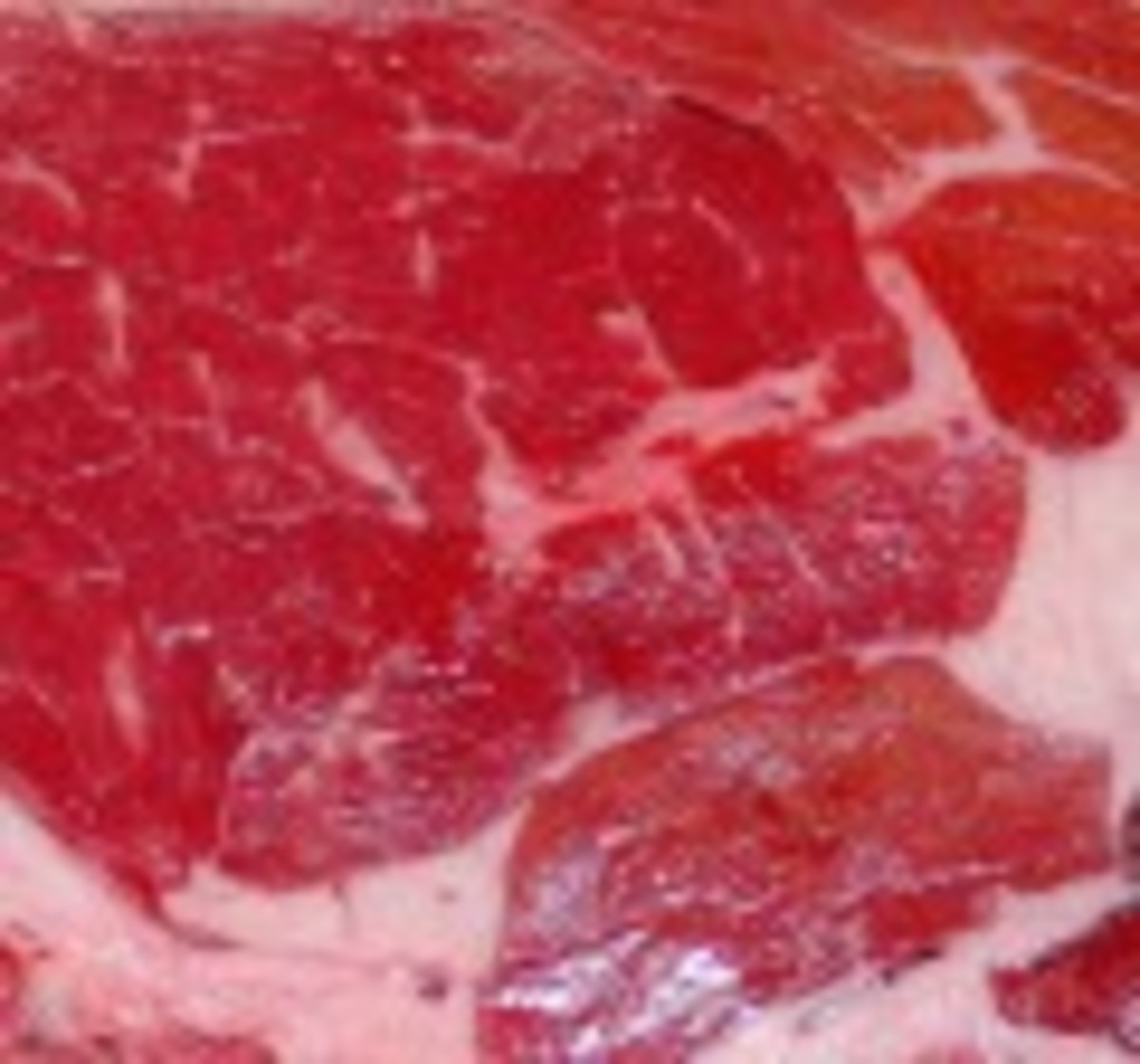 Bacteria is common in raw meat