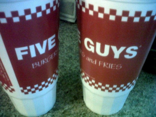 Matt and I indulged into some delicious burgers and fries from Five Guys.