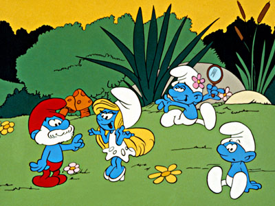 The Smurfy-ness of it all is almost more than I can bear to Smurf!