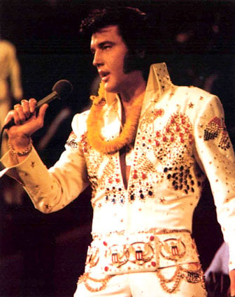 Elvis Presley pioneered this look