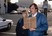 This sight is becoming more and more frequent in the U.S.A.--single and married people holding signs to find food and jobs. Use your resources that I have given you and keep on trying everday. Your job will come through.