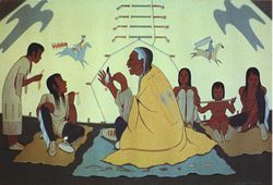 "Talking History", a Lakota storyteller