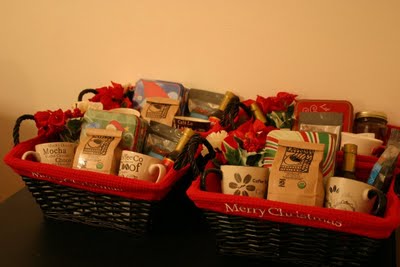 Personalized Christmas Coffee Mugs Gift Baskets