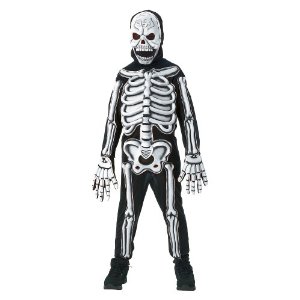 Kids glow in the dark skeleton costume