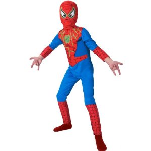Spiderman glow in the dark kids costume