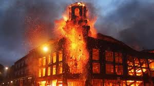 Carpertright shop burns down do ashes