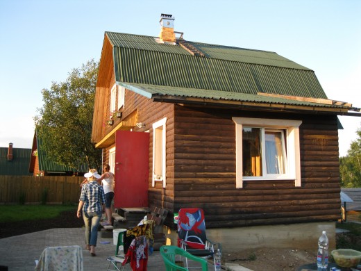 Summer home of a friend in the Valday District of the Novgorod Oblast, Russia