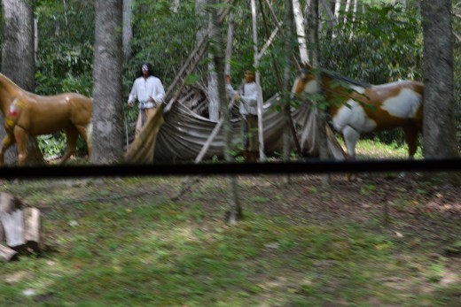 Indian settlement replica