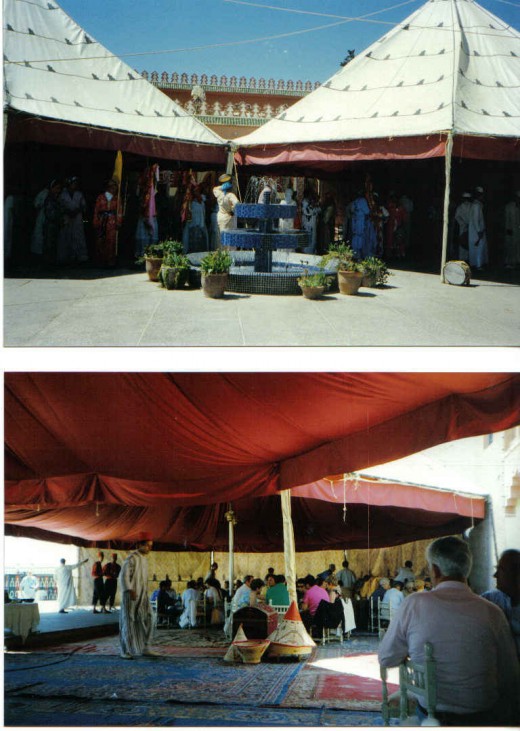 Entrance of The Berber Tent, Maroccan Fantasia