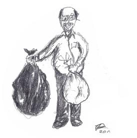 Now is the time for garbage bags.
