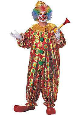 Adult Plus Jack the Jolly Clown Costume