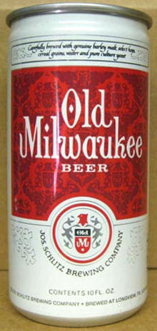 Old Milwaukee beer. Another guest we had during our Great, Secret Southern Backwoods Beer Fest.