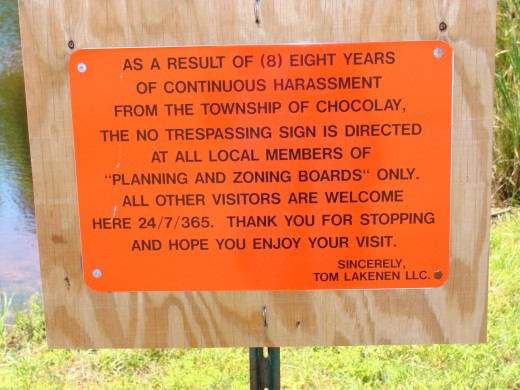 Result of the harassment by township officials.