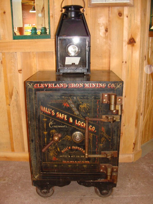 An old mine safe.