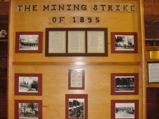 History of various mining events are displayed here.
