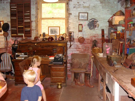 Some of the equipment that the workers used.