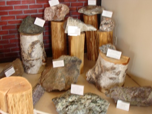 Some of the gems in the gem gallery.