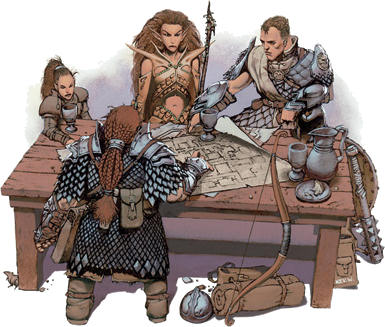 A typical adventuring party.