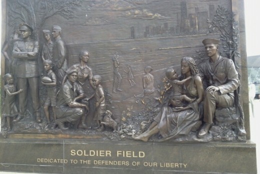 Soldier Field sign