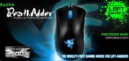 Razer Deathadder 3500 High Precision 3.5G Infrared Gaming Mouse (RZ01-00151400-R3)