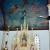 At the base of the mural above the altar are paintings of 2 religious buildings in the "old country." At the base of the mural above the altar are paintings of 2 religious buildings in the "old country."