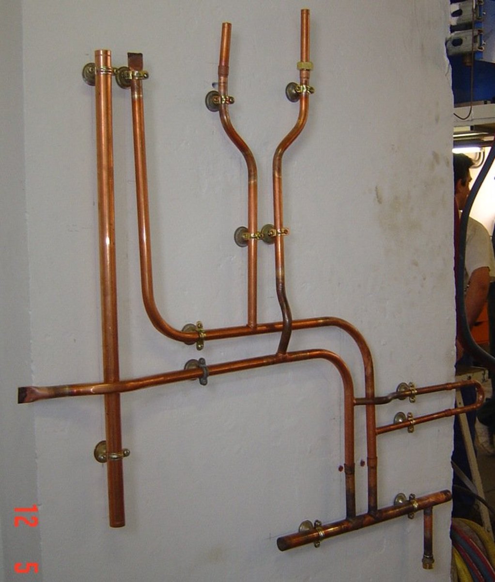 pipe plumbing tools copper bend without pipes bending shower tubing using hvac diy outdoor projects mounting welding industrial bathroom lamp
