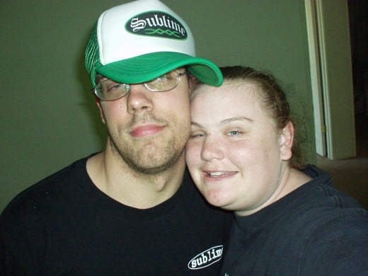 Charles and I when we were dating the 2nd time