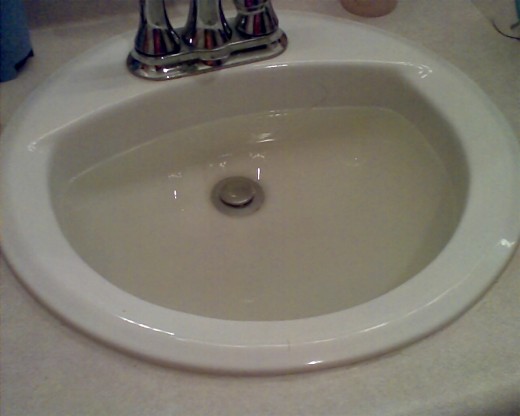 The clogged sink