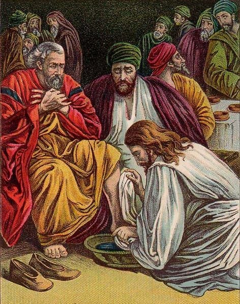 Jesus Washing the Feet of His Disciples