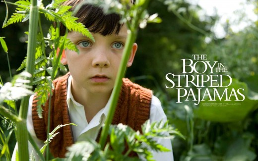 Bruno (Asa Butterfield) in The Boy in the striped pajamas