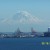 MT.  RAINIER, WA. FROM THE STERN OF THE CARNIVAL SPIRIT