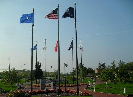 Freedom to fly the flags we honor. The Edward P. Robinson Veterans Memorial is dedicated to the sacrifices and accomplishments of veterans of major military conflicts that shaped the 20th century.