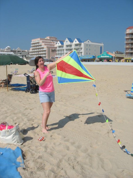 Flying a kite on the beach just can't happen today.