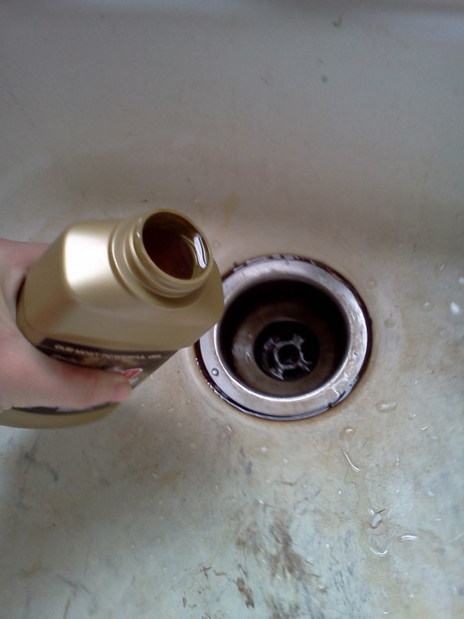 Step 3: Drano and my kitchen sink